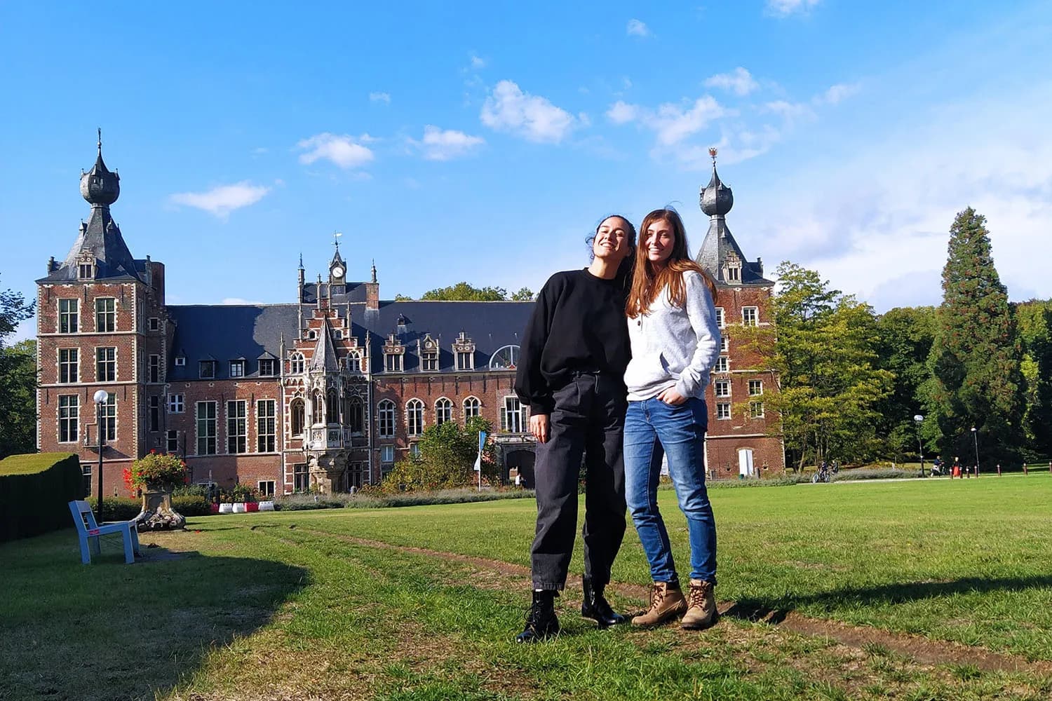 Leuven: kampus v parku